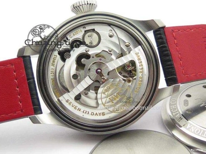 MIROTIME 0220 RelaxedFit Big Pilot Real PR IW500435 “Muhammad Ali” ZF Best Edition On Black Leather Strap A 7295